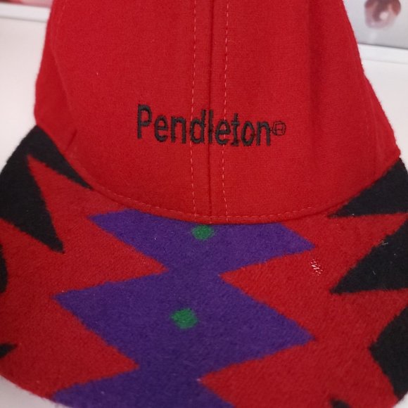 Vintage Pendleton Adjustable Wool Baseball Adult Hat High Grade Western Wear - Picture 4 of 7